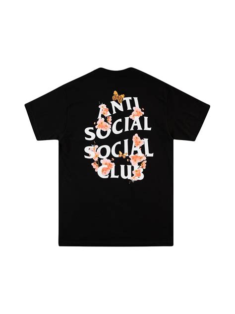 anti social club logo t shirts